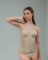 Creme Longtorso Lace