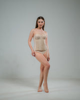 Creme Longtorso Lace